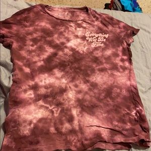 Purple tie dye shirt